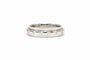 Bague 58 Bague contemporaine en or blanc 18 carats et diamants taille brillant 0,36 ct 58 Facettes 22452
