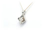 Pendentif Pendentif contemporain en or blanc 18 carats serti de diamants 58 Facettes 22526