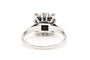 Bague 55 Bague contemporaine en or blanc 18 carats sertie de diamants 0,37 ct 58 Facettes 22591