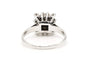 Bague 55 Bague contemporaine en or blanc 18 carats sertie de diamants 0,37 ct 58 Facettes 22591