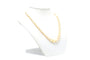 Collier Collier années 70 en or blanc 18 carats, émeraudes et perles 58 Facettes 22636