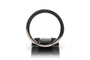Bague 53 Alliance demi-américaine - Bague en or blanc 18 carats et diamants 58 Facettes 22703