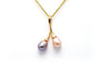 Pendentif Pendentif contemporain en or jaune 18 carats serti de perles 58 Facettes 22754