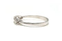 Bague 61 Bague contemporaine en or blanc 18 carats sertie de diamants taille brillant 0,48 ct 58 Facettes 22734