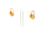 Boucles d'oreilles Napoléon III - Boucles d'oreilles en or jaune, perles et saphirs 58 Facettes 17526