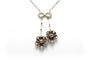 Collier Collier Art nouveau en or jaune 18 carats, argent et diamants taille rose 58 Facettes 21861