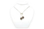 Collier Collier Art nouveau en or jaune 18 carats, argent et diamants taille rose 58 Facettes 21861