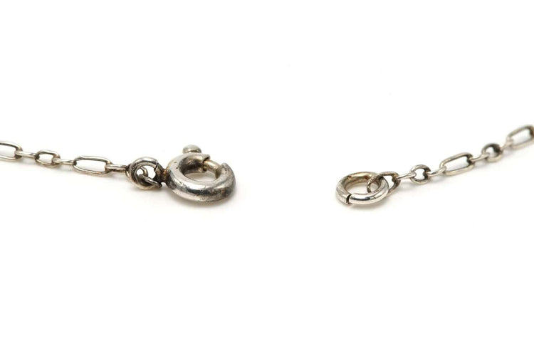 Collier Collier Art nouveau en or jaune 18 carats, argent et diamants taille rose 58 Facettes 21861