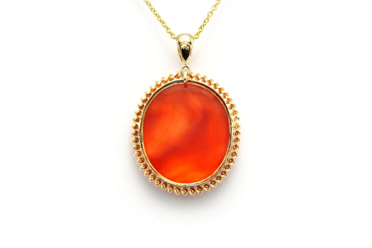 Pendentif Pendentif Napoléon III en or jaune 18 carats serti d’agate 58 Facettes 22680