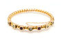 Bracelet Bracelet Napoléon III - Bracelet en or jaune 18 carats, rubis et diamants rose 58 Facettes 22868