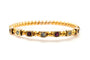 Bracelet Bracelet Napoléon III - Bracelet en or jaune 18 carats, rubis et diamants rose 58 Facettes 22868
