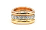 Bague 52 Bague contemporaine en or 18 carats sertie de diamants 2,16 ct 58 Facettes 22983