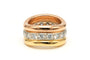Bague 52 Bague contemporaine en or 18 carats sertie de diamants 2,16 ct 58 Facettes 22983