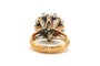 Bague 49 Bague années 50 en or jaune 18 carats sertie de diamants 58 Facettes 22899