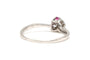 Bague 52 Bague contemporaine en or blanc, rubis et diamants 58 Facettes 22890