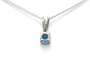 Pendentif Pendentif contemporain en or blanc 18 carats serti d’une topaze 58 Facettes 22888
