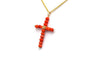 Pendentif Pendentif Art déco en or jaune 18 carats serti de perle et corail 58 Facettes 22966