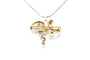 Collier Collier Art nouveau en or jaune 18 carats, argent, perles et diamants 58 Facettes 21134