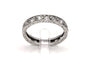 Bague 50 Bague Art déco sertie de diamants taille ancienne en or blanc 18 carats 58 Facettes B776