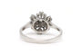 Bague 55 Bague contemporaine en or blanc 18 carats sertie de diamants 0,56 ct 58 Facettes 23104