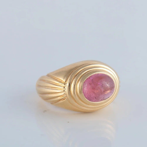 Bague 52 Boucheron Jaïpur - Bague en or jaune et tourmaline rose 58 Facettes