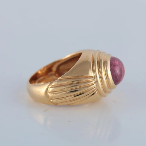 Bague 52 Boucheron Jaïpur - Bague en or jaune et tourmaline rose 58 Facettes