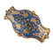 Broche Broche en or jaune et émail bleu 58 Facettes