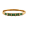 Bracelet Van Cleef & Arpels - Bracelet jonc en or jaune, chrysoprase et diamants 58 Facettes