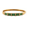 Bracelet Van Cleef & Arpels - Bracelet jonc en or jaune, chrysoprase et diamants 58 Facettes
