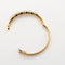 Bracelet Van Cleef & Arpels - Bracelet jonc en or jaune, chrysoprase et diamants 58 Facettes