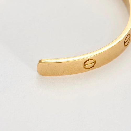 Bracelet Cartier Love - Bracelet jonc en or jaune 18K 58 Facettes