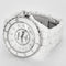 Montre Chanel J12 - Montre en céramique blanche et diamants 58 Facettes
