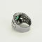 Bague 52 Bague Art déco en platine et or jaune, diamants et émeraude 58 Facettes