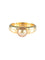 Bague 52.5 Bague perle fine en or jaune 18 carats 58 Facettes 398
