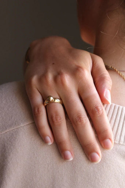 Bague 52.5 Bague perle fine en or jaune 18 carats 58 Facettes 398