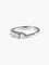 Bague 52 Bague jarretière en or blanc et diamants 58 Facettes 400