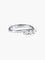 Bague 52 Bague jarretière en or blanc et diamants 58 Facettes 400