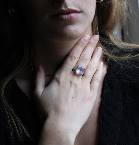Bague 52 Mauboussin Gueule d’amour - Bague en or gris 18k et diamants 58 Facettes 373