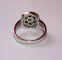 Bague 53 Bague style Art déco en or blanc 18k, diamants et tsavorites 58 Facettes 416