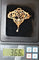 Pendentif Broche-pendentif Art nouveau en or jaune 18 k et platine 58 Facettes 447