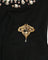 Pendentif Broche-pendentif Art nouveau en or jaune 18 k et platine 58 Facettes 447