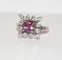 Bague 49 Bague rubis naturel et diamants en or blanc 18 ct 58 Facettes 504