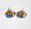 Boucles d'oreilles Puces d’oreilles en or jaune 14 carats et opales noires 58 Facettes 549