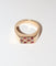 Bague 56 Bague chevalière - Rubis et diamants en or jaune 18 carats 58 Facettes 541