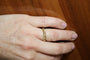 Bague 52 Alliance godronnée en or jaune 18 carats et diamants 58 Facettes 569.3