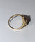 Bague 55 Bague marquise en or jaune 18 carats rubis et diamants 58 Facettes 572