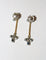 Boucles d'oreilles Pendants d’oreilles en or jaune et or blanc avec saphirs et diamants 58 Facettes 586