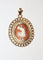 Pendentif Pendentif camée danseuse à l’antique en or jaune 18 carats 58 Facettes 592