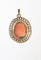Pendentif Pendentif camée danseuse à l’antique en or jaune 18 carats 58 Facettes 592