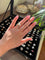 Bague 51 Bague en or jaune 750‰ avec perle et diamants 58 Facettes 1033